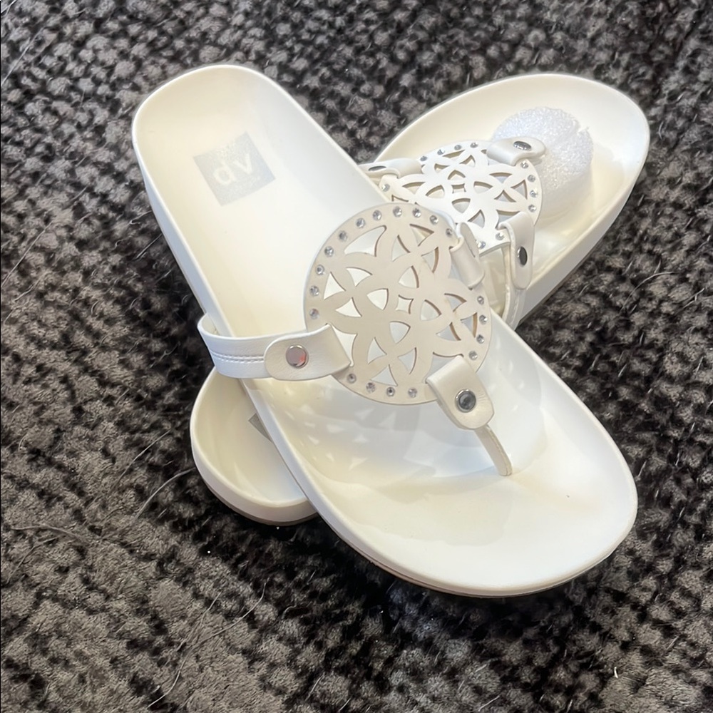Elegant White Women's Sandals girls size 3